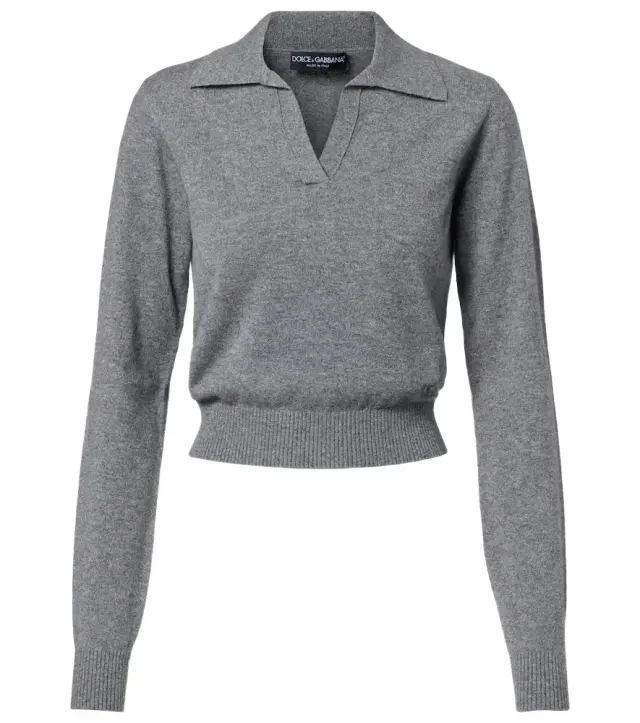 Dolce & Gabbana Cashmere polo sweater