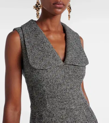 Dolce & Gabbana Wool-blend midi dress | Thumbnail 5