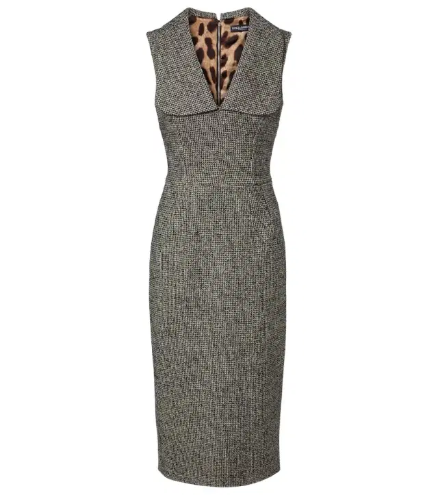 Dolce & Gabbana Wool-blend midi dress