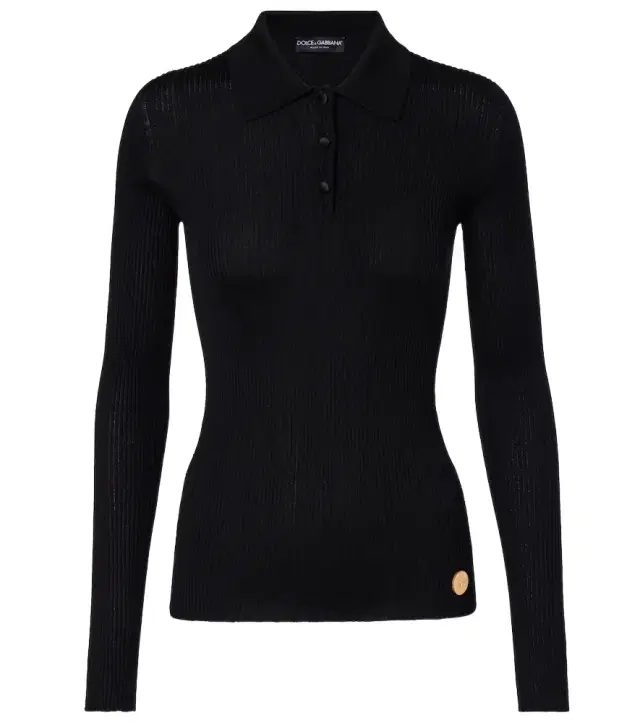 Dolce & Gabbana Cashmere polo sweater