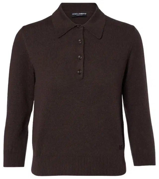 Dolce & Gabbana Cashmere polo sweater