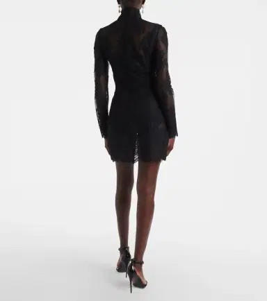 Dolce & Gabbana Cord floral lace minidress | Thumbnail 2 Dolce & Gabbana Cord floral lace minidress | Thumbnail 2