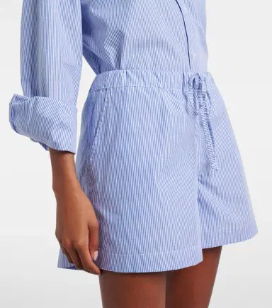 Hunza G Striped cotton poplin shorts | Thumbnail 3