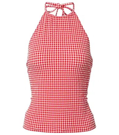 Hunza G Gingham seersucker top | Thumbnail 1