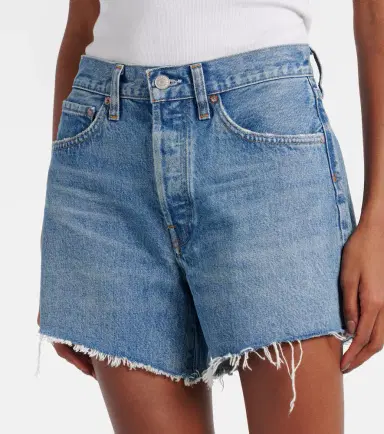 AGOLDE Parker denim shorts | Thumbnail 4