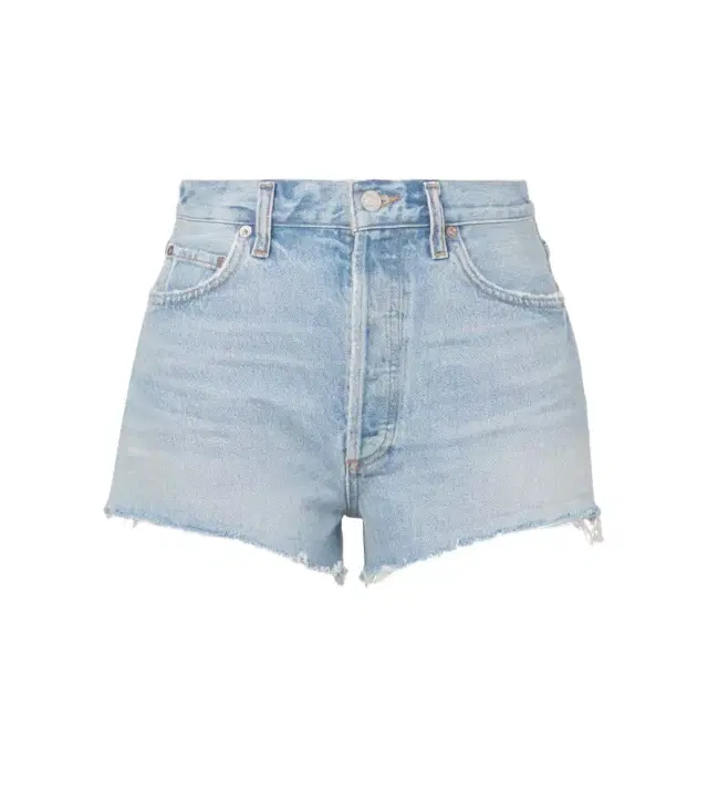 Agolde Ridley high-rise denim shorts