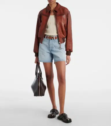AGOLDE V-Waist Bermuda shorts | Thumbnail 2 AGOLDE V-Waist Bermuda shorts | Thumbnail 2