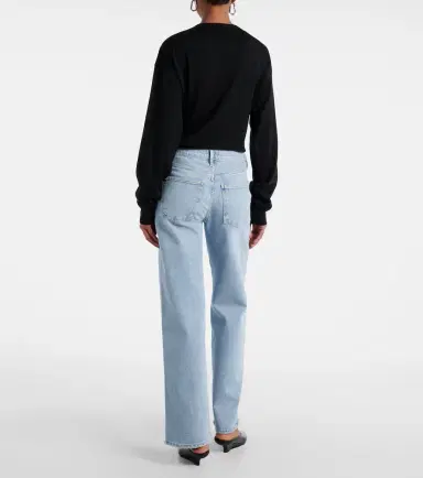 AGOLDE Harper high-rise wide-leg jeans | Thumbnail 4