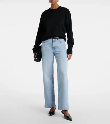 AGOLDE Harper high-rise wide-leg jeans | Thumbnail 7