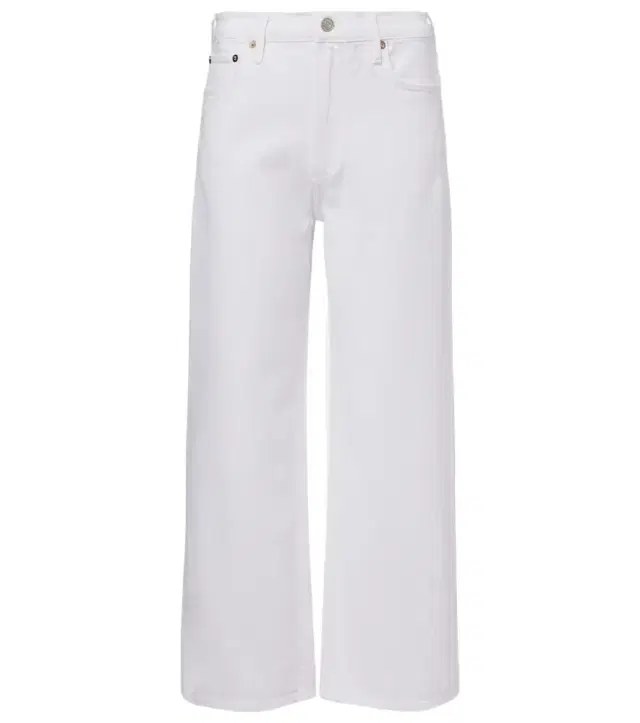 Agolde Harper Crop mid-rise wide-leg jeans