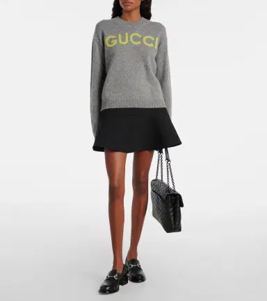 Gucci Logo wool sweater | Thumbnail 3