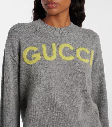 Gucci Logo wool sweater | Thumbnail 5