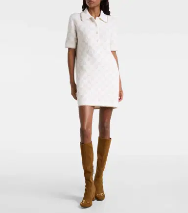 Gucci GG wool-blend polo minidress | Thumbnail 2