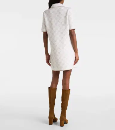 Gucci GG wool-blend polo minidress | Thumbnail 4