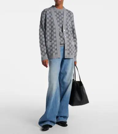 Gucci GG reversible wool-blend top | Thumbnail 2