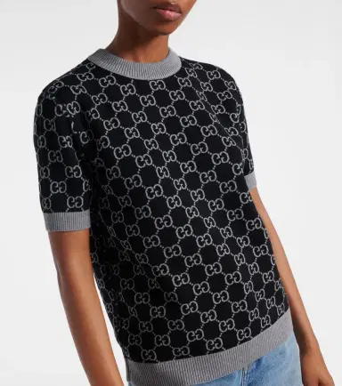 Gucci GG reversible wool-blend top | Thumbnail 4