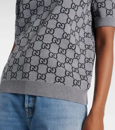 Gucci GG reversible wool-blend top | Thumbnail 5