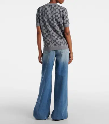Gucci GG reversible wool-blend top | Thumbnail 6