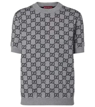 Gucci GG reversible wool-blend top | Thumbnail 1