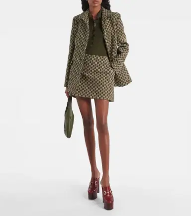 Gucci Web Stripe cashmere and silk polo sweater | Thumbnail 4 Gucci Web Stripe cashmere and silk polo sweater | Thumbnail 4