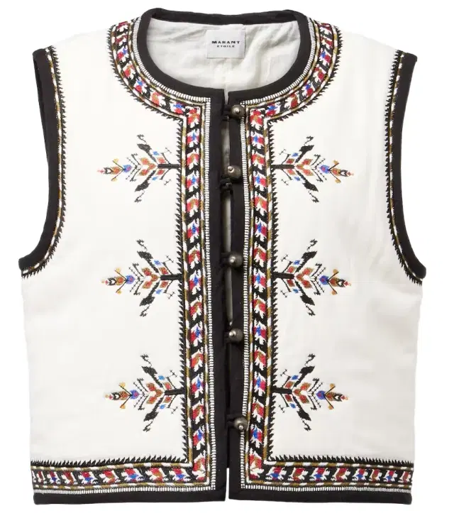 Marant Étoile Zeana embroidered vest