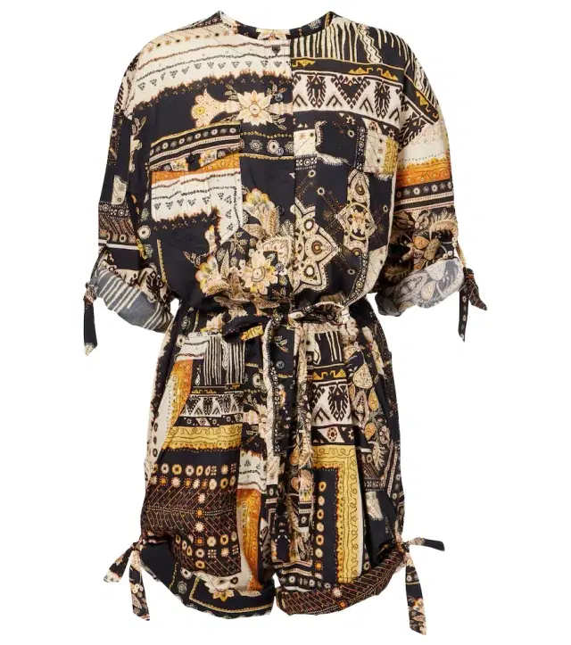 Marant Étoile Niely printed cotton romper