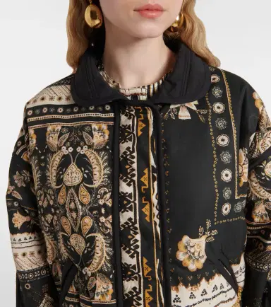 Marant Étoile Granger printed cotton bomber jacket | Thumbnail 3 Marant Étoile Granger printed cotton bomber jacket | Thumbnail 3