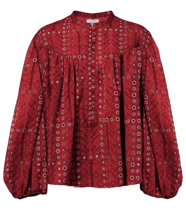 Marant Étoile Salika printed cotton blouse
