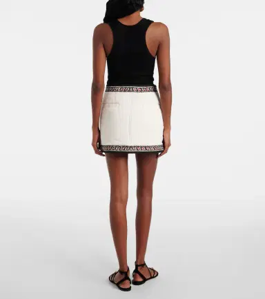 Marant Étoile Zeria embroidered cotton miniskirt | Thumbnail 5
