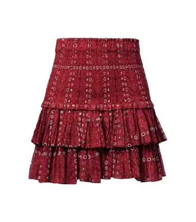Marant Étoile Naomi ruffled printed cotton miniskirt | Thumbnail 1