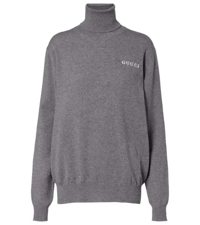 Cashmere turtleneck sweater