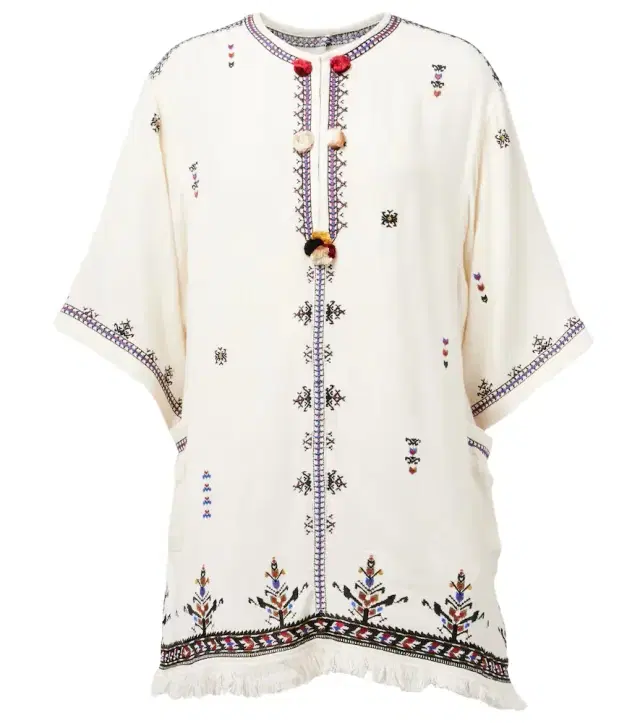 Marant Étoile Kressy embroidered minidress