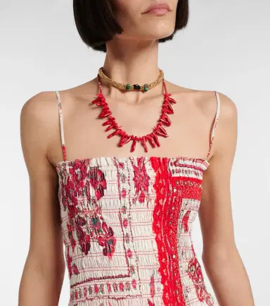 Marant Étoile Anka shirred printed cotton minidress | Thumbnail 4