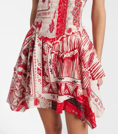 Marant Étoile Anka shirred printed cotton minidress | Thumbnail 6