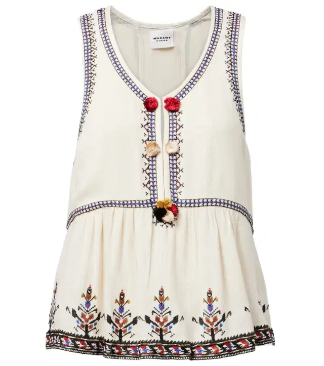 Marant Étoile Embroidered top