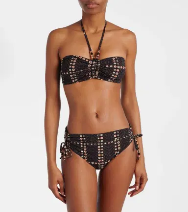Marant Étoile Salmage printed halterneck bikini top | Thumbnail 2