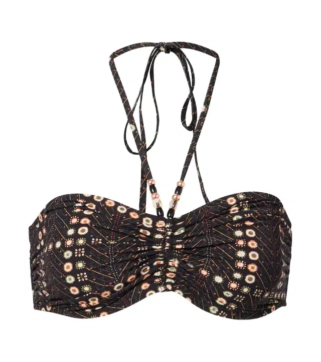 Marant Étoile Salmage printed halterneck bikini top