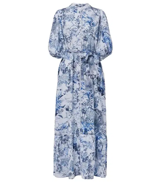 Melissa Odabash Kitty cotton and linen shirt dress