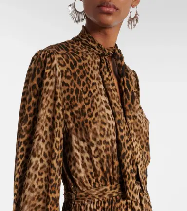 Melissa Odabash Skylar leopard-print maxi dress | Thumbnail 4