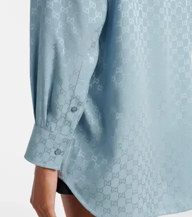 Gucci GG silk shirt | Thumbnail 2