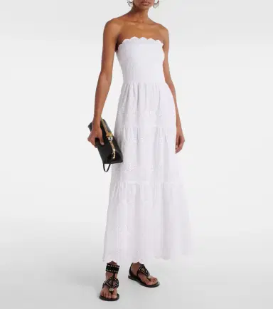 Melissa Odabash Sophie broderie anglaise cotton maxi dress | Thumbnail 2