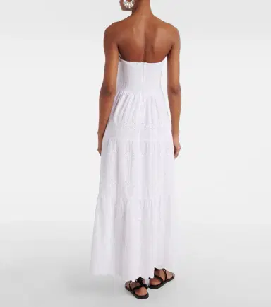 Melissa Odabash Sophie broderie anglaise cotton maxi dress | Thumbnail 3