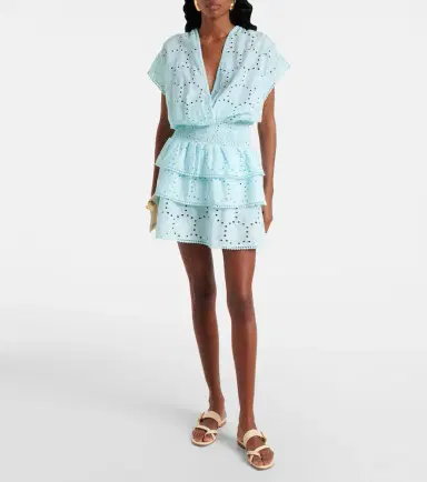 Melissa Odabash Jess cotton crochet minidress | Thumbnail 2