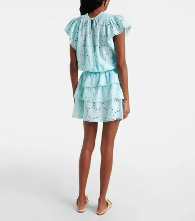 Melissa Odabash Jess cotton crochet minidress | Thumbnail 3