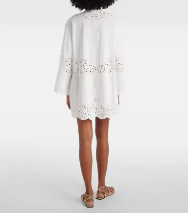 Simkhai Sarina broderie anglaise minidress | Thumbnail 2
