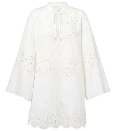 Simkhai Sarina broderie anglaise minidress | Thumbnail 1