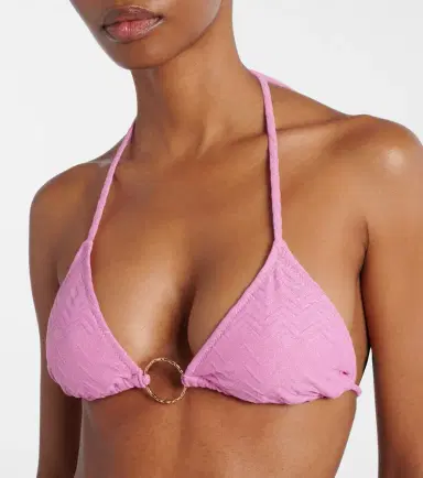 Melissa Odabash Miami chevron bikini top | Thumbnail 3