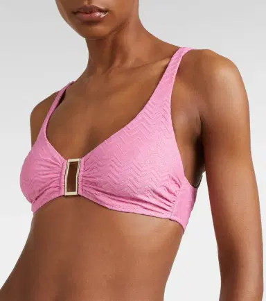 Melissa Odabash Bel Air chevron bikini top | Thumbnail 4