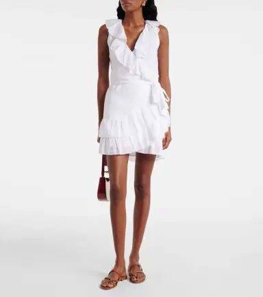 Melissa Odabash Molly open-back cotton wrap dress | Thumbnail 3 Melissa Odabash Molly open-back cotton wrap dress | Thumbnail 3