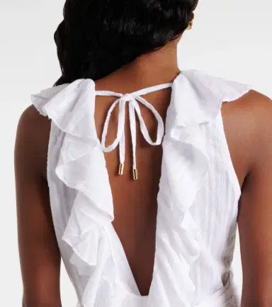 Melissa Odabash Molly open-back cotton wrap dress | Thumbnail 4 Melissa Odabash Molly open-back cotton wrap dress | Thumbnail 4